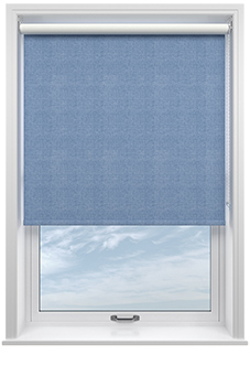Modena (Blackout), Bright Blue - Roller Blind